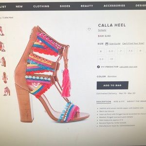 Beautiful heels by Schutz “Calla Heel”